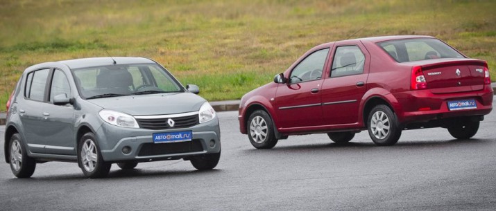 изображения новых Renault Logan и Sandero появились в Сети